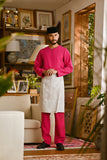 Pahlawan Smart Fit Baju Melayu Teluk Belanga - Fuchsia