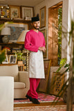 Pahlawan Smart Fit Baju Melayu Teluk Belanga - Fuchsia