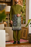 Pahlawan Bespoke Fit Baju Melayu Cekak Musang - Avocado