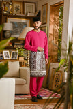 Pahlawan Smart Fit Baju Melayu Teluk Belanga - Fuchsia