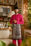 Pahlawan Smart Fit Baju Melayu Teluk Belanga - Fuchsia