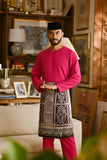 Pahlawan Smart Fit Baju Melayu Teluk Belanga - Fuchsia