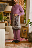 Pahlawan Bespoke Fit Baju Melayu Cekak Musang - Very Grape