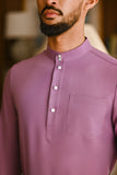 Pahlawan Bespoke Fit Baju Melayu Cekak Musang - Very Grape