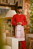 Pahlawan Smart Fit Baju Melayu Teluk Belanga - China Red