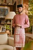Pahlawan Smart Fit Baju Melayu Teluk Belanga - Dusty Rose