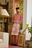 Pahlawan Smart Fit Baju Melayu Teluk Belanga - Dusty Rose