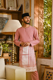 Pahlawan Smart Fit Baju Melayu Teluk Belanga - Dusty Rose