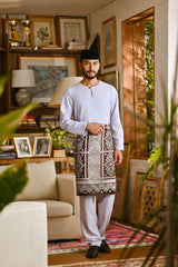 Pahlawan Smart Fit Baju Melayu Teluk Belanga - Baby Lavender