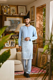 Pahlawan Smart Fit Baju Melayu Teluk Belanga - Ice Blue
