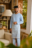 Pahlawan Smart Fit Baju Melayu Teluk Belanga - Ice Blue