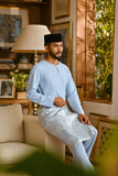 Pahlawan Smart Fit Baju Melayu Teluk Belanga - Ice Blue