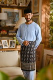 Pahlawan Smart Fit Baju Melayu Teluk Belanga - Powder Blue