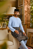 Pahlawan Smart Fit Baju Melayu Teluk Belanga - Powder Blue