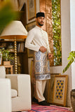 Pahlawan Bespoke Fit Baju Melayu Cekak Musang - Light Cream