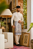 Pahlawan Bespoke Fit Baju Melayu Cekak Musang - Light Cream