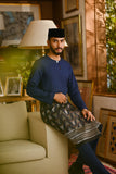 Pahlawan Smart Fit Baju Melayu Teluk Belanga - Navy
