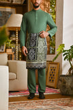 Pahlawan Bespoke Fit Baju Melayu Cekak Musang - Hunter Green