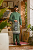 Pahlawan Bespoke Fit Baju Melayu Cekak Musang - Hunter Green