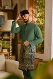 Pahlawan Bespoke Fit Baju Melayu Cekak Musang - Hunter Green