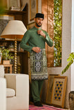 Pahlawan Bespoke Fit Baju Melayu Cekak Musang - Hunter Green