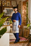 Pahlawan Smart Fit Baju Melayu Teluk Belanga - Royal Blue