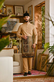 Pahlawan Bespoke Fit Baju Melayu Cekak Musang - Latte