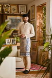 Pahlawan Bespoke Fit Baju Melayu Cekak Musang - Shifting Sand