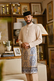 Pahlawan Bespoke Fit Baju Melayu Cekak Musang - Shifting Sand