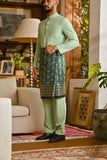 Pahlawan Bespoke Fit Baju Melayu Cekak Musang - Baby Mint