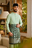 Pahlawan Bespoke Fit Baju Melayu Cekak Musang - Baby Mint