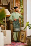Pahlawan Bespoke Fit Baju Melayu Cekak Musang - Baby Mint