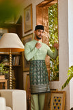 Pahlawan Bespoke Fit Baju Melayu Cekak Musang - Baby Mint