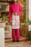 Pahlawan Bespoke Fit Baju Melayu Cekak Musang - Fuchsia