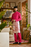 Pahlawan Bespoke Fit Baju Melayu Cekak Musang - Fuchsia