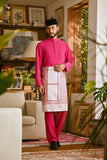 Pahlawan Bespoke Fit Baju Melayu Cekak Musang - Fuchsia