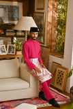 Pahlawan Bespoke Fit Baju Melayu Cekak Musang - Fuchsia