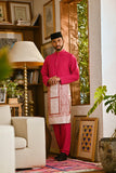 Pahlawan Bespoke Fit Baju Melayu Cekak Musang - Fuchsia