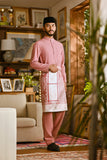 Pahlawan Bespoke Fit Baju Melayu Cekak Musang - Dusty Rose