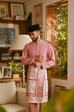 Pahlawan Bespoke Fit Baju Melayu Cekak Musang - Dusty Rose