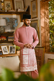 Pahlawan Bespoke Fit Baju Melayu Cekak Musang - Dusty Rose