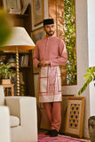 Pahlawan Bespoke Fit Baju Melayu Cekak Musang - Dusty Rose