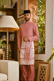 Pahlawan Bespoke Fit Baju Melayu Cekak Musang - Dusty Rose