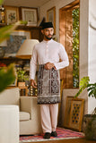 Pahlawan Bespoke Fit Baju Melayu Cekak Musang - Baby Pink