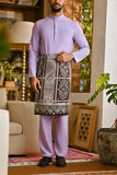 Pahlawan Bespoke Fit Baju Melayu Cekak Musang - Pastel Lilac