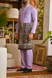 Pahlawan Bespoke Fit Baju Melayu Cekak Musang - Pastel Lilac