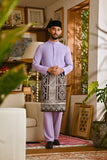 Pahlawan Bespoke Fit Baju Melayu Cekak Musang - Pastel Lilac