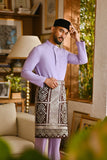 Pahlawan Bespoke Fit Baju Melayu Cekak Musang - Pastel Lilac