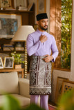 Pahlawan Bespoke Fit Baju Melayu Cekak Musang - Pastel Lilac