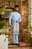 Pahlawan Bespoke Fit Baju Melayu Cekak Musang - Ice Blue